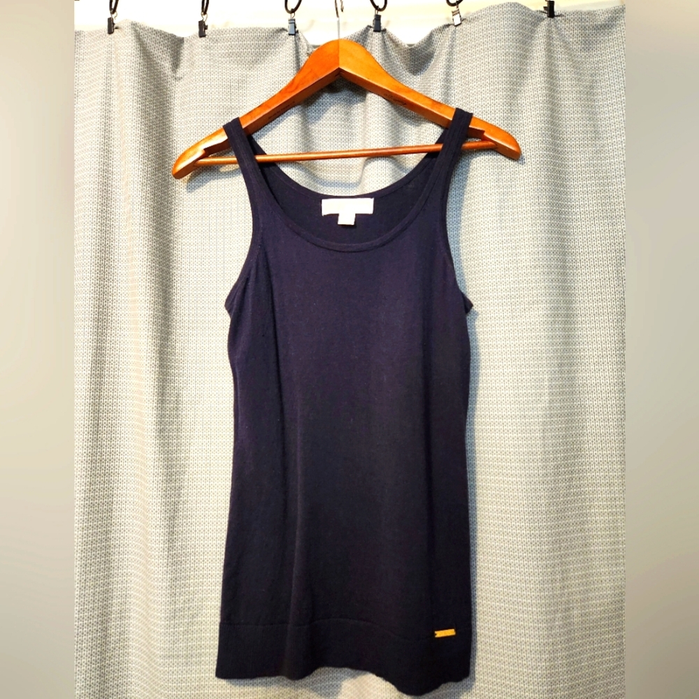 Michael Kors Knit Tank - Navy Blue - Size: XS
